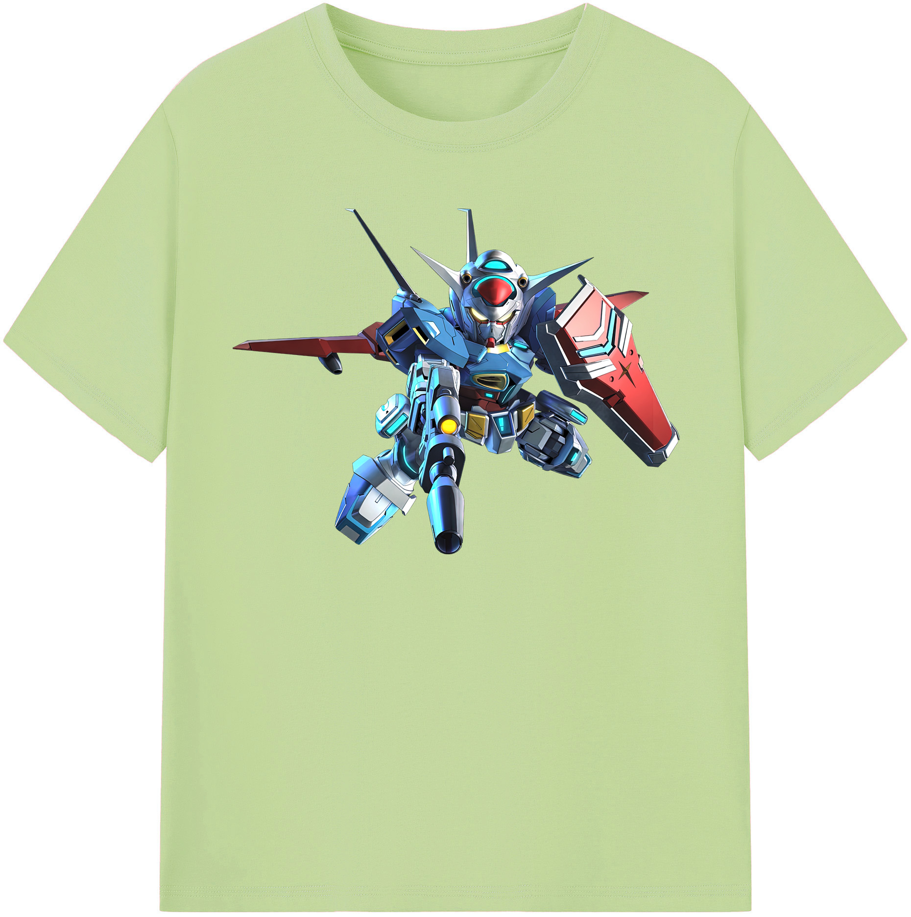 （画像用） 機動戦士ガンダム Mobile Suit Gundam 綿100％半袖Tシャツ（フロントプリント）